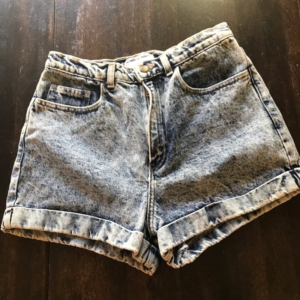 American Apparel jean shorts size 30